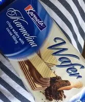 Mängden socker i Crispy wafers with cocoa filling