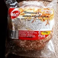 Mängden socker i поничка с шоколад