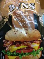 Mängden socker i Brioche wholegrain buns