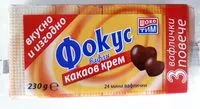 Mängden socker i Фокус вафли шоколад
