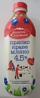 Mängden socker i Прясно краве мляко 4.5%