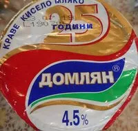 Mängden socker i Кисело краве мляко 4.5%