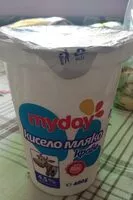 Mängden socker i Кисело краве мляко 4.5%