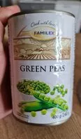Mängden socker i Консервиран зелен грах