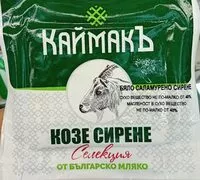 Mängden socker i КОЗЕ СИРЕНЕ КАЙМАКЪ