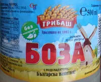 Mängden socker i Боза "Грибаш"