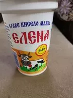 Mängden socker i Краве кисело мляко 4.5%