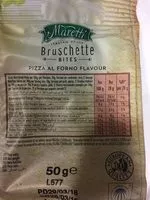Mängden socker i Bruchette bites