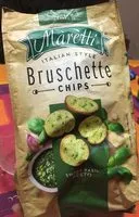 Mängden socker i Oven Baked Bruschette Chips sweet Basil pesto