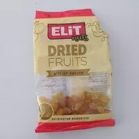 Mängden socker i Dried fruits - golden raisins