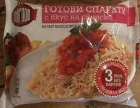 Mängden socker i Instant noodle with pork flavour