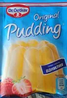 Mängden socker i Пудинг с вкус на ванилия