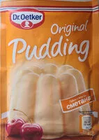 Mängden socker i Пудинг с вкус на сметана