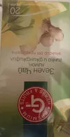 Socker och näringsämnen i Bulgarian tea company