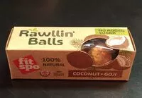 Mängden socker i FitSpo Rawllin 'Balls Raw Vegan With Coconut And Goji Berry