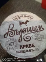 Mängden socker i Кисело краве мляко 3.6%