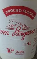 Mängden socker i Прясно мляко от върха - 3%