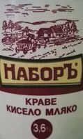 Mängden socker i Краве кисело мляко 3.6%