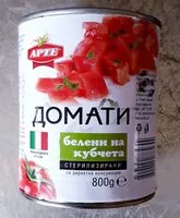 Mängden socker i Белени домати на кубчета