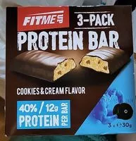 Mängden socker i 3 pack protein bar