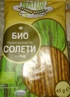 Mängden socker i Био пълнозърнести солети