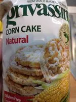 Mängden socker i Grivassini Corn cake Natural