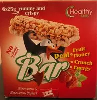 Mängden socker i Bar strawberry & straberry yoghurt