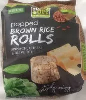 Mängden socker i Popped brown rice rolls