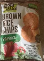 Mängden socker i Brown rice chips Paprika