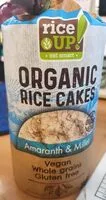 Mängden socker i Organisé rice cakes