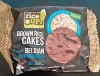 Mängden socker i Brown Rice Cakes Milk Chocolate