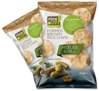 Mängden socker i Popped brown rice chips