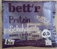 Mängden socker i Protein Schokolade Mandel und Hafer Cookie