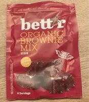 Mängden socker i Organic brownie mix