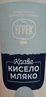 Mängden socker i Краве кисело млѣко 3.6%