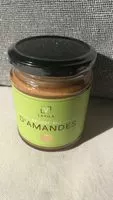 Mängden socker i Beurre bio d'amandes 200g