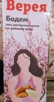 Mängden socker i Напитка от бадеми