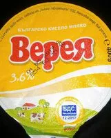 Mängden socker i Кисело мляко 3.6 % БДС