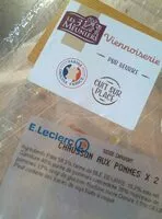 Mängden socker i Chausson aux pommes x 2