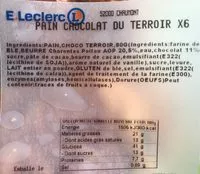 Mängden socker i Pains au chocolat