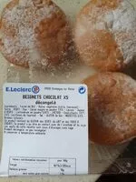Mängden socker i Beignets chocolat ×5 décongelé
