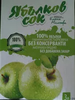 Mängden socker i Ябълков сок