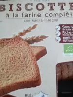 Mängden socker i Biscottes à la farine complète