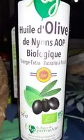 Mängden socker i Huile d'olive  de NyonsAOP Biologique