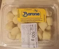 Mängden socker i Gnocchi di patate