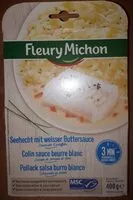 Mängden socker i Colin sauce beurre blanc, écrasé de pomme de terre