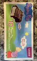 Mängden socker i Peppa Pig Mini Milk Chocolats