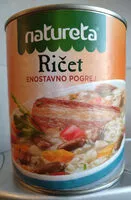 Mängden socker i Ričet