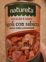 Mängden socker i Fagioli con salsiccia