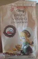 Mängden socker i Kakav v Prahu COCOA POWDER